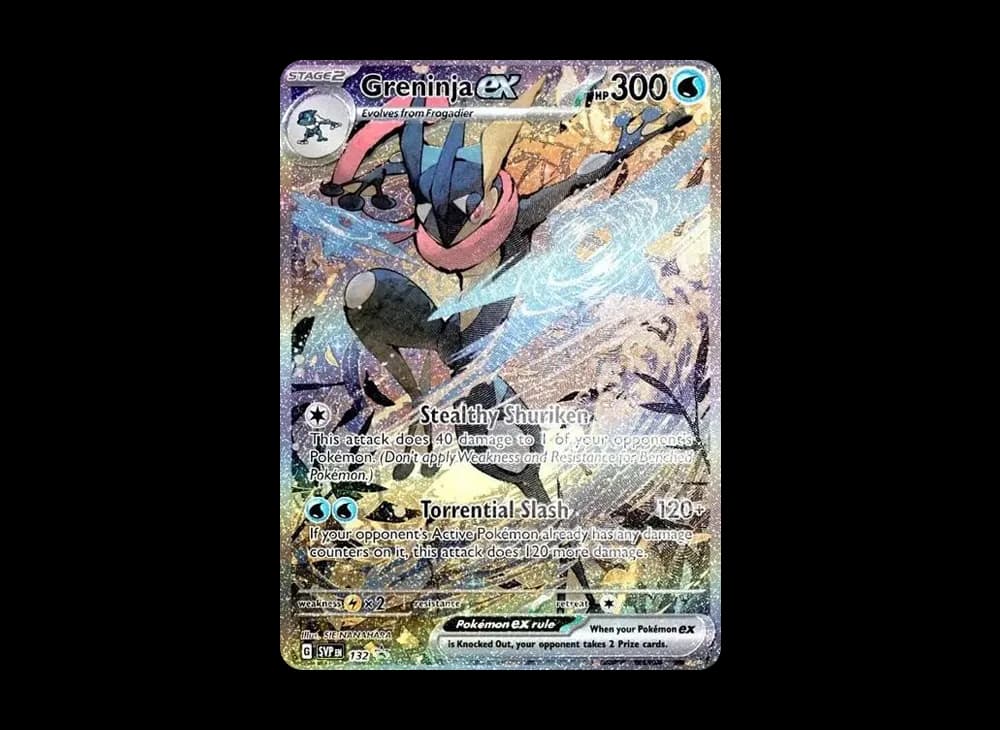 ゲッコウガex P [SVP EN 132]【英語版】(スカーレット&バイオレット「シュラウデッドフェイブル ゲッコウガex スペシャルイラストレーション コレクション」)