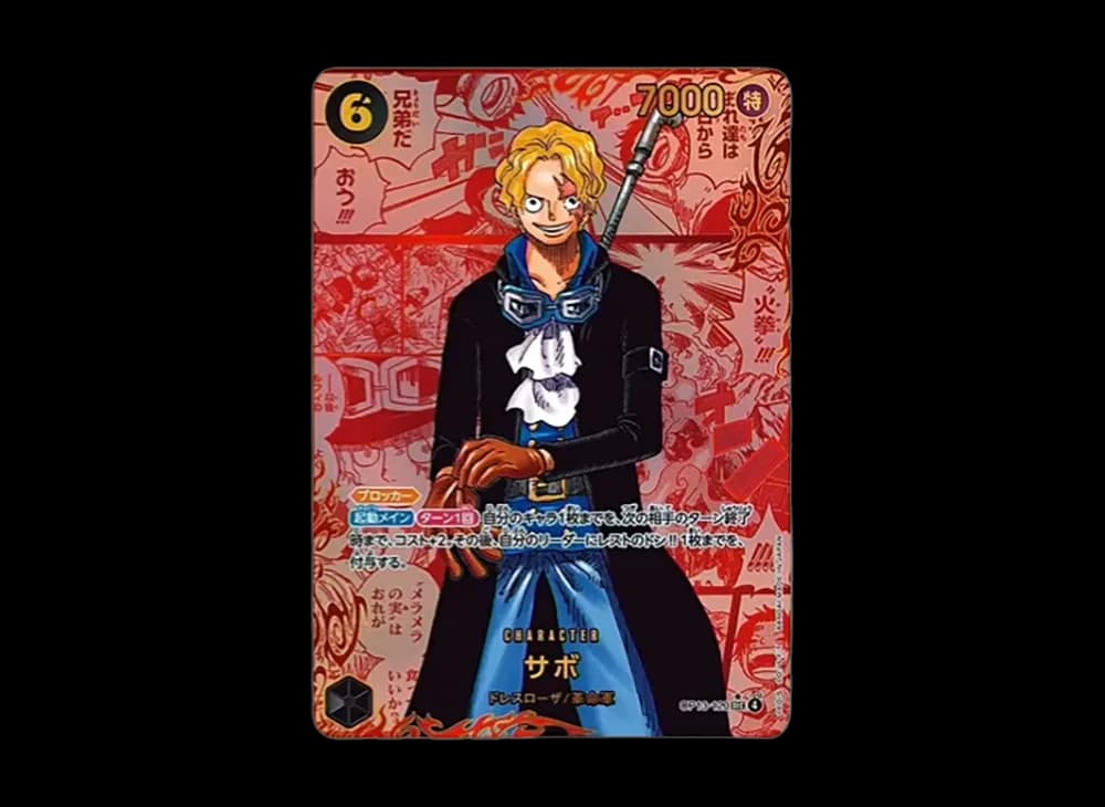Sabo SEC-RSP (Red Comic Parallel) [OP13-120](Booster Pack "CARRYING ON HIS WILL")